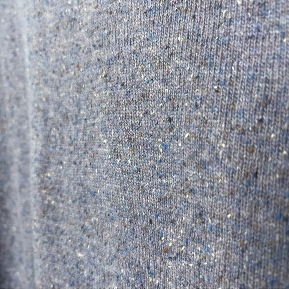 Giada Moda Italia Wool Sweater XL Henley Button Mock Neck Women Splatter Print - Picture 5 of 9